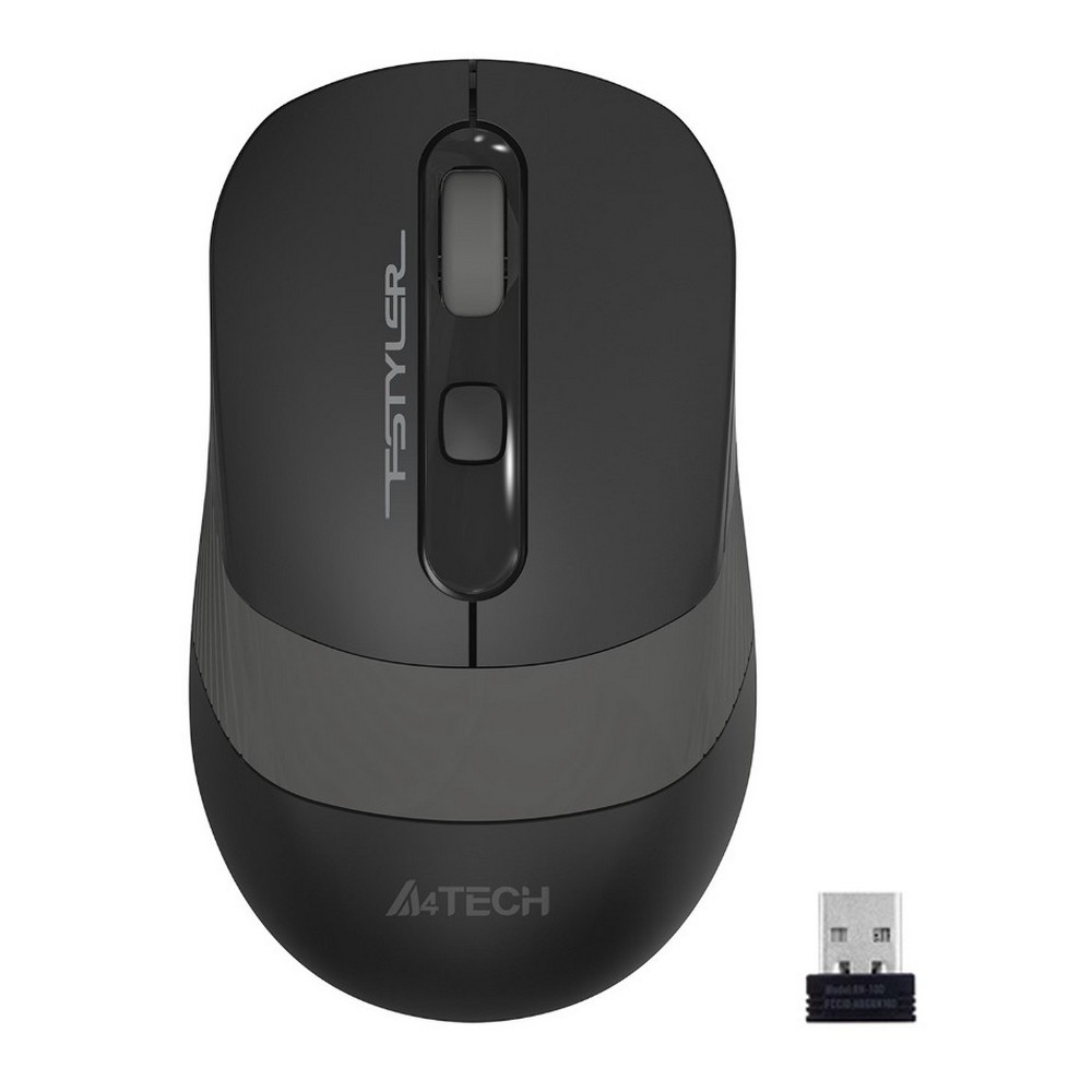 Мышь беспроводная A4TECH Fstyler FG10 черный/серый (USB, 2000dpi, 4but) (FG10 GREY)