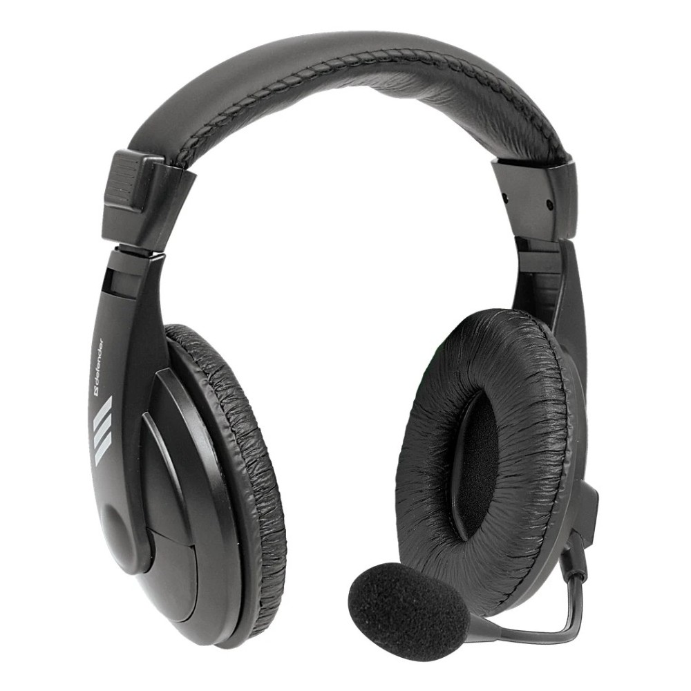 Гарнитура проводная DEFENDER Gryphon (Грифон) 750U черный (USB, кабель 1.8м) (63752)
