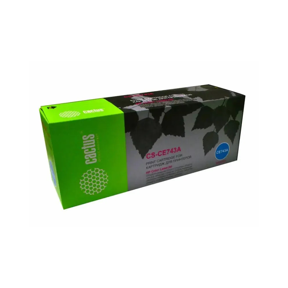 Картридж лазерный CACTUS CS-CE743A пурпурный ((7300стр.) для HP CLJ CP5220/CP5221/CP5223/CP5225/CP5227/CP5229) (CS-CE743A)
