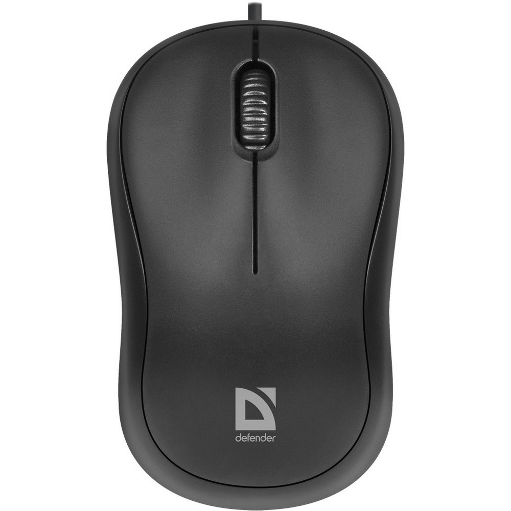 Мышь проводная DEFENDER Patch (Патч) MS-759 черный (USB, 1000dpi, 3but) (52759)