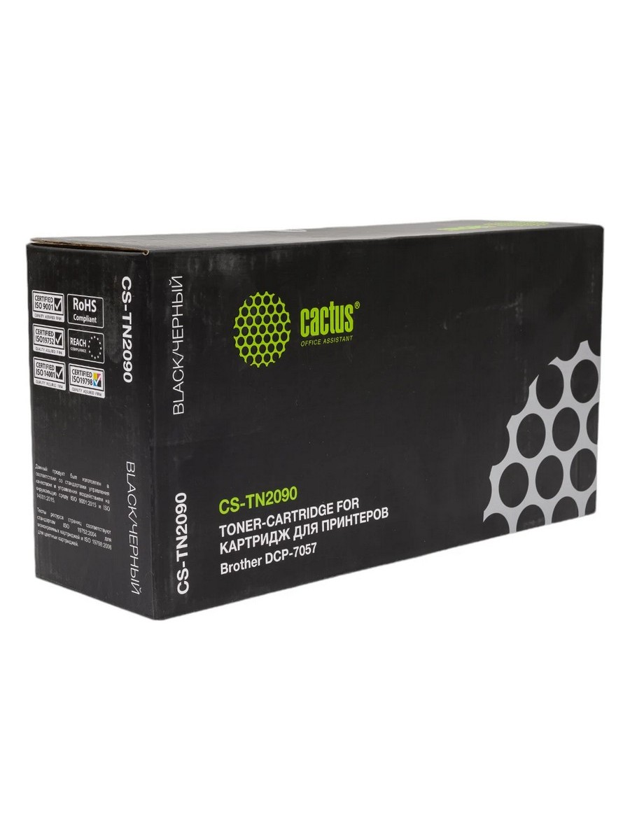 Картридж лазерный CACTUS CS-TN2090 черный ((1000стр.) для Brother DCP-7057) (CS-TN2090)