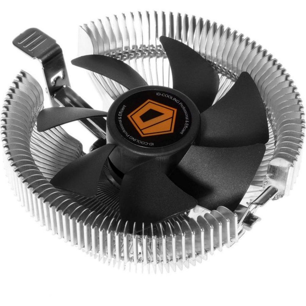Вентилятор для процессора ID-COOLING DK-01 (Soc-115X/1200/1700/AM2/AM2+/AM3/AM3+/FM1/FM2/FM2+, Al, PWM 2500rpm, 28.8 dB, 92mm, 4 pin, 95Wt) (DK-01)