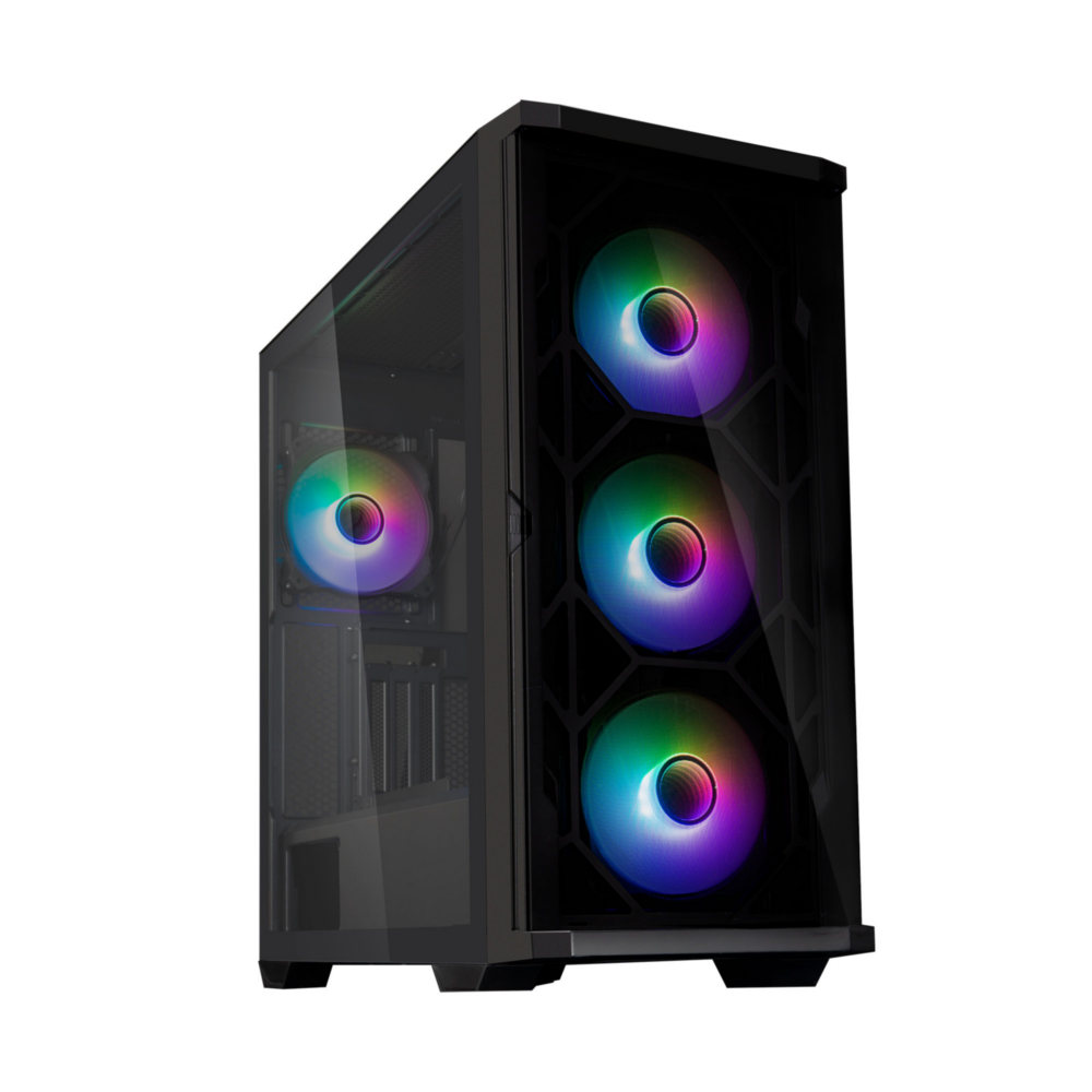 Корпус ZALMAN MidTower Z10 DUO черный (ATX, без БП, 3xUSB3.1, 4x120mm ARGB) (Zalman Z10 DUO)
