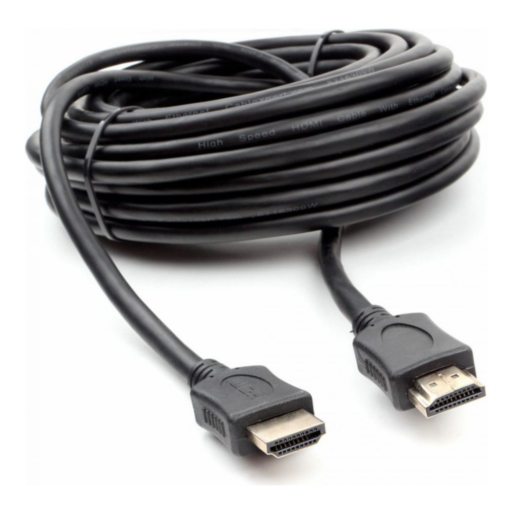 Кабель HDMI CABLEXPERT CC-HDMI4L-10M черный (10м, v2.0, 19M/19M, серия Light, позол.разъемы, экран, пакет) (CC-HDMI4L-10M)