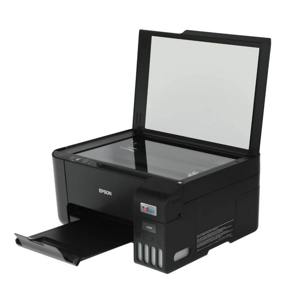 МФУ струйный EPSON EcoTank L3210 (A4, принтер/сканер/копир, 5760x1440dpi, до 33чб/15цв. ppm, СНПЧ, Ink003, USB) (C11CJ68506)