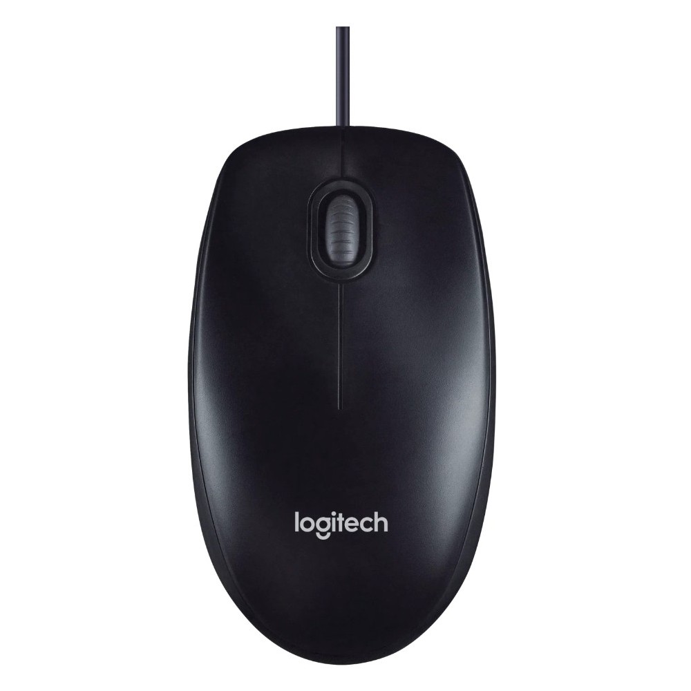 Мышь проводная LOGITECH M90 серый (USB, 1000dpi, 2but) (910-001793)