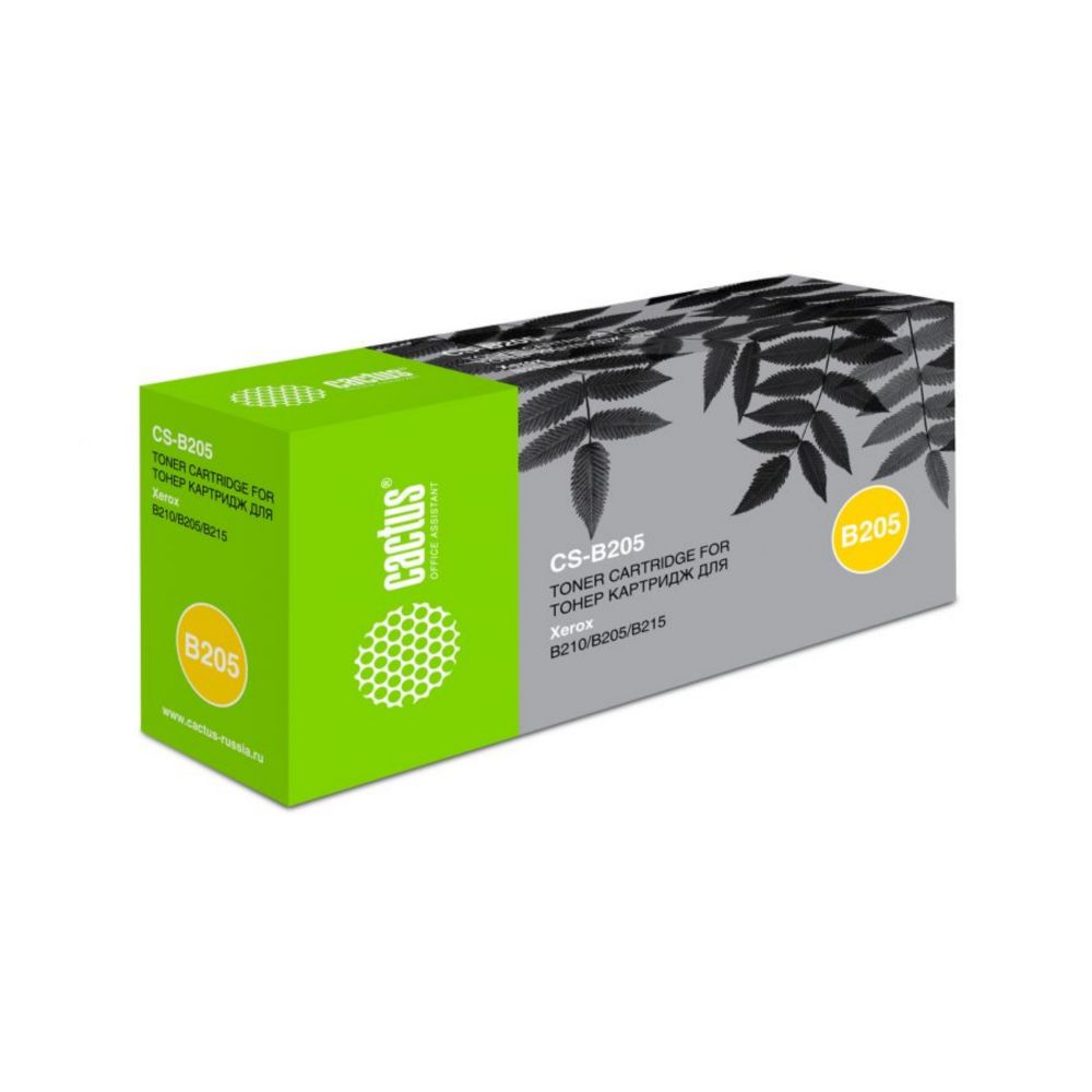 Картридж лазерный CACTUS CS-B205 (106R04348) черный ((3000стр.) для Xerox B205/B210/B215) (CS-B205)