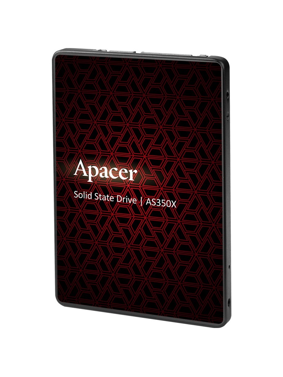 Накопитель SSD APACER 512Gb AS350X (2.5", SATA-III, R/W 560/540Mb/s, 3D NAND, IOPS 87K/80K, MTBF 1,5M, 320TBW, RTL) (AP512GAS350XR-1)