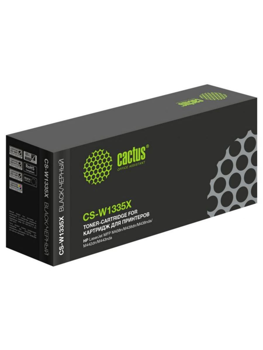 Картридж лазерный CACTUS CS-W1335X (W1335X) черный ((13700стр.) для HP LJ MFP M438n/M438dn/M438nda/M442) (CS-W1335X)