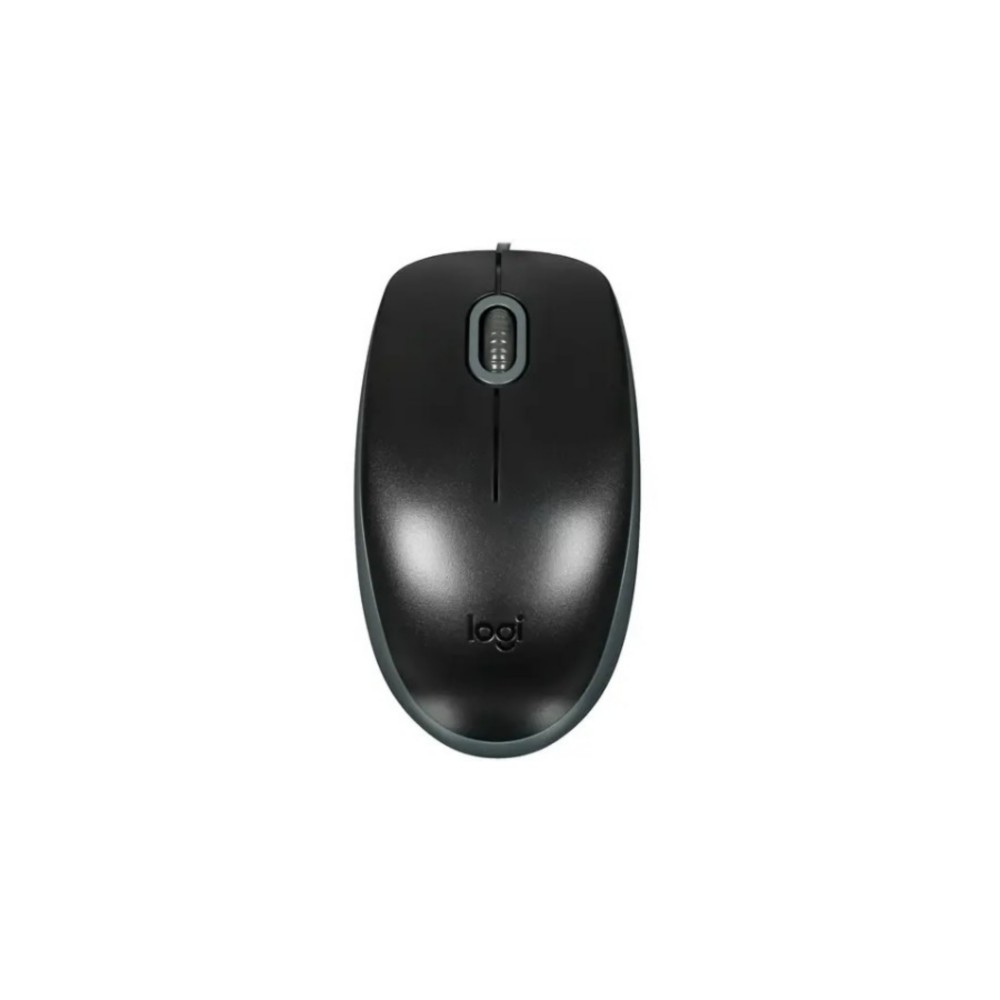 Мышь проводная LOGITECH M110 Silent (Бесшумная) черный (USB, 1000dpi, 3but) (910-005502)