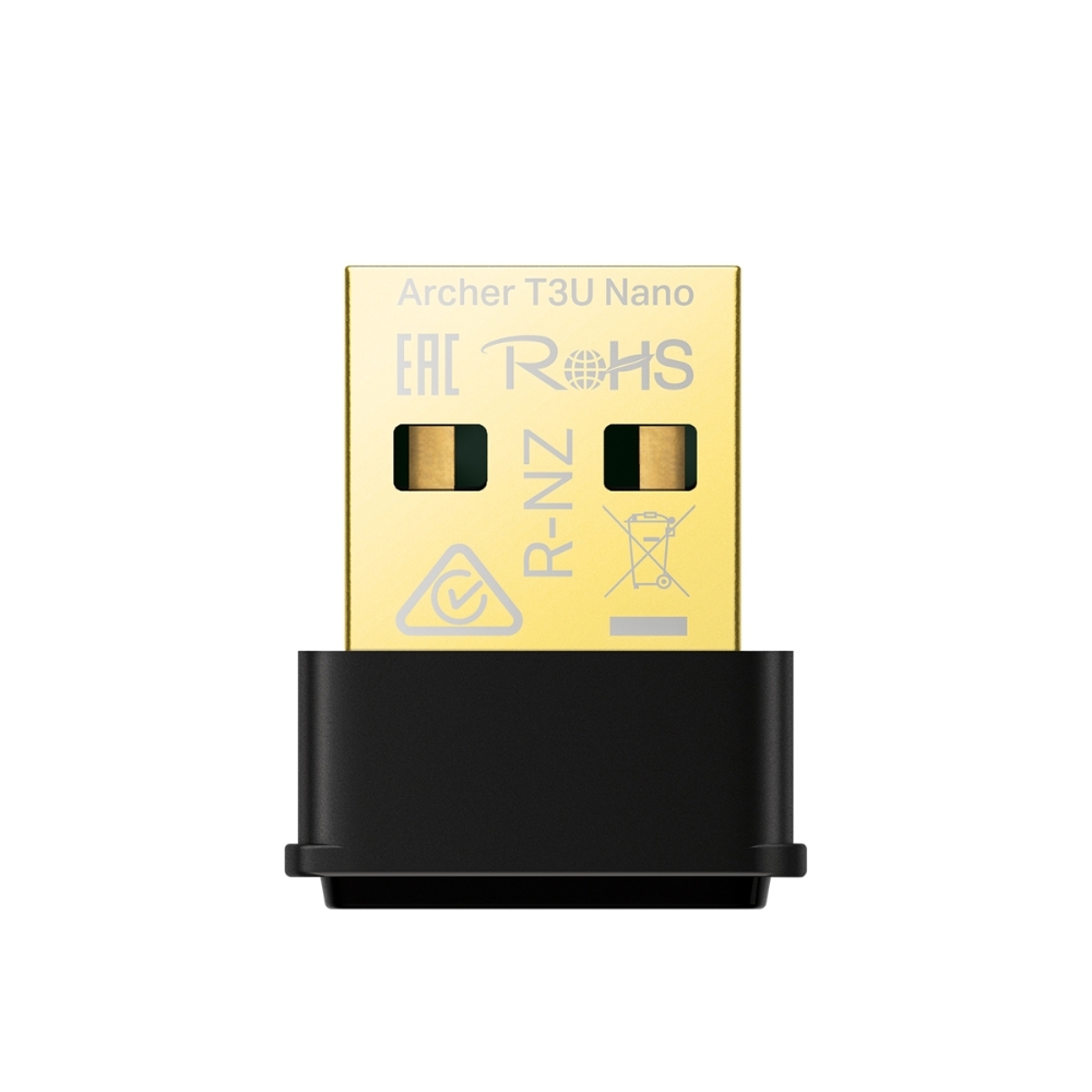 Адаптер Wi-Fi TP-LINK Archer T3U Nano (AC1300, 802.11ac/n, 2.4/5.0ГГц, USB 3.0) (Archer T3U Nano)