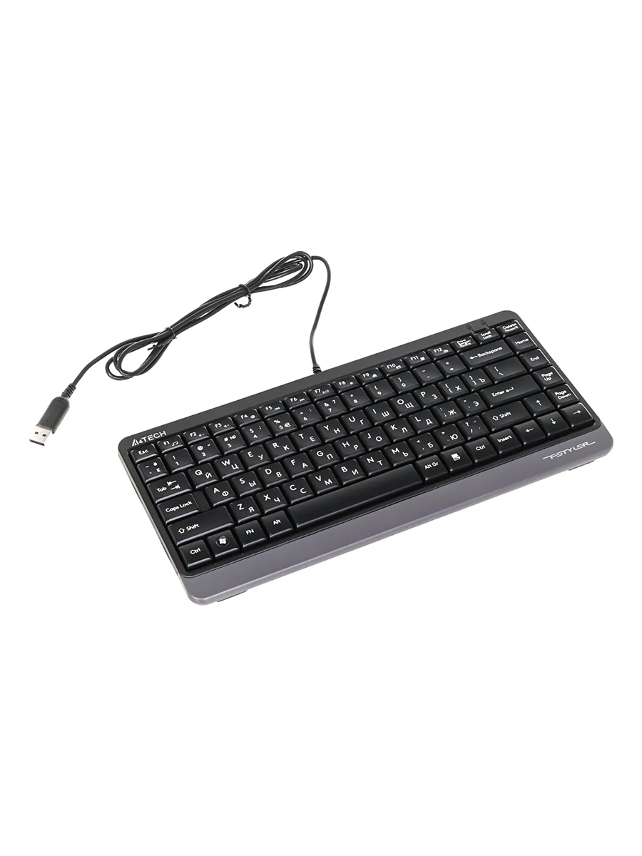 Клавиатура проводная A4TECH Fstyler FK11 черный/серый (USB, 86 клавиш) (FK11 USB (GREY))