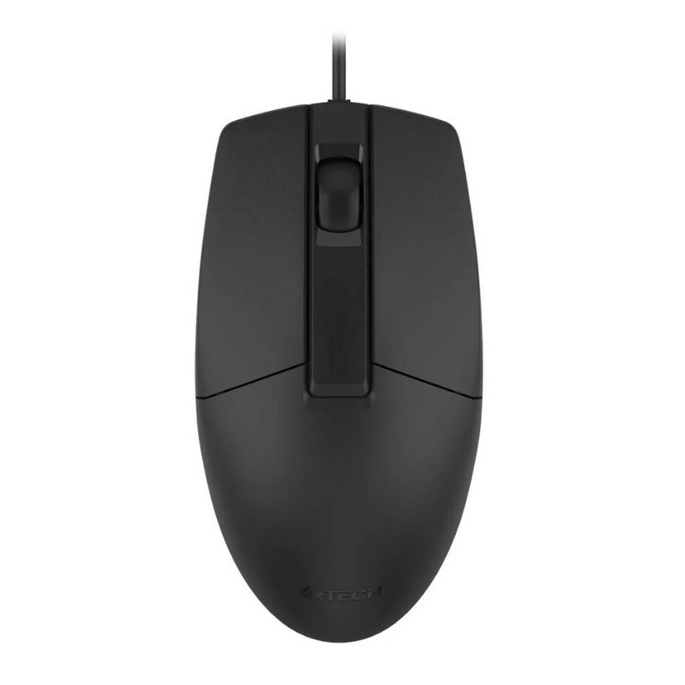 Мышь проводная A4TECH OP-335S черный (USB, 1200dpi, 3but) (OP-335S)