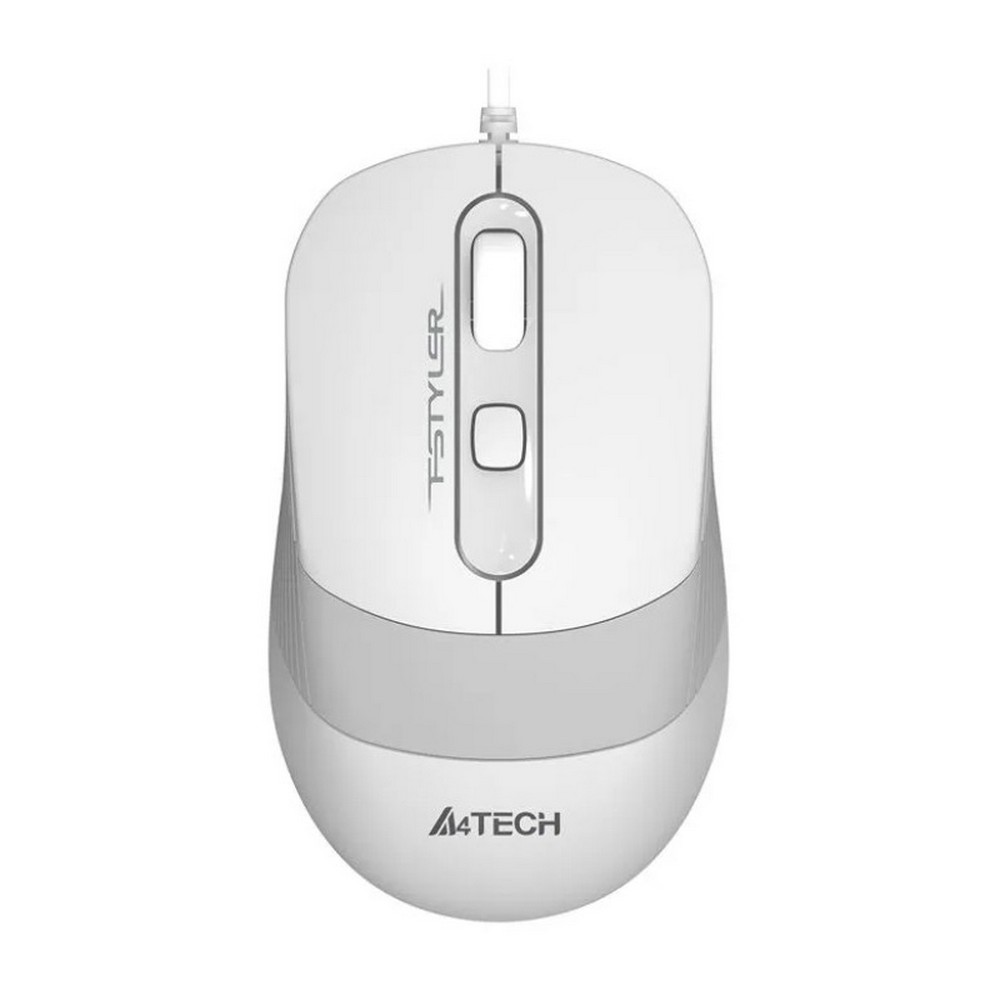 Мышь проводная A4TECH FM10 белый/серый (USB, 1600dpi, 4but) (FM10 WHITE)