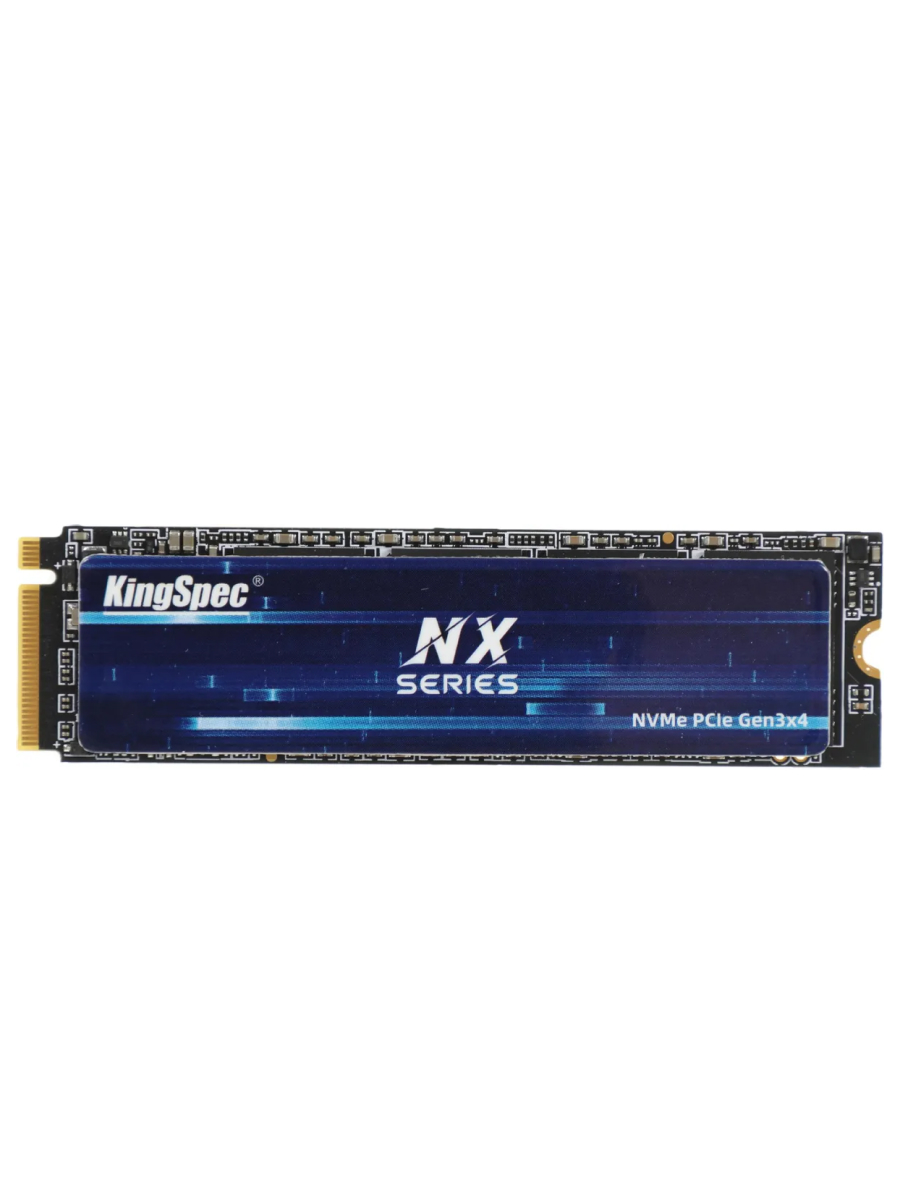 Накопитель SSD KINGSPEC 512Gb NX-512 2280 (M.2 2280 PCI-E Gen3 x4 NVMe, R/W 3400/2500MB/s, 500TBW) (NX-512 2280)