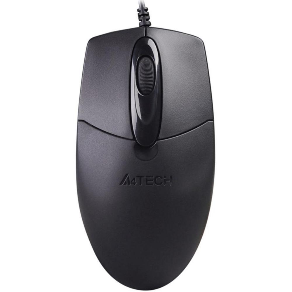 Мышь проводная A4TECH OP-720S черный (USB, 1200dpi, 3but) (OP-720S)