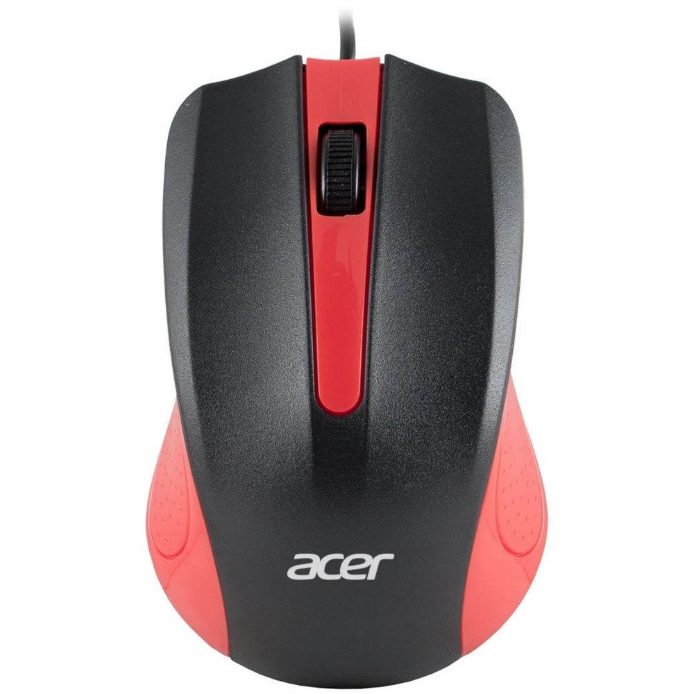 Мышь проводная ACER OMW012 черный/красный (USB, 1200dpi, 3but) (ZL.MCEEE.003)
