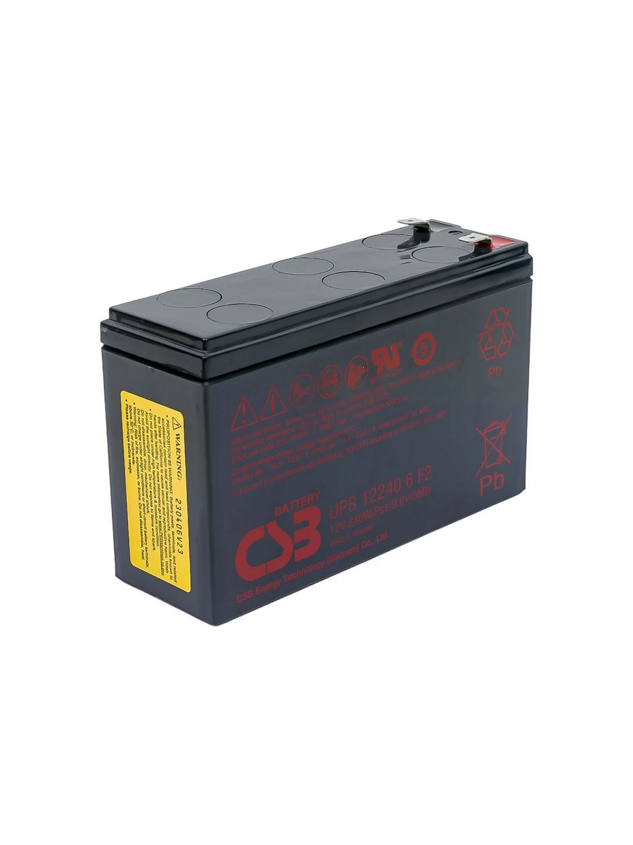 Аккумулятор CSB 12V 5Ah (UPS122406 F2)