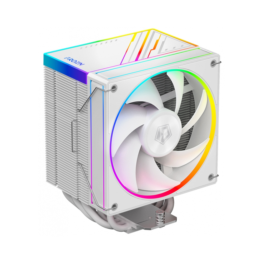 Вентилятор для процессора ID-COOLING FROZN A610 ARGB WHITE (Soc-AM4/AM5/115X/1700/1851/2011/2066, Al+Cu, PWM 2000rpm, 29.9 dB, 120mm, 4 pin, 250Wt)