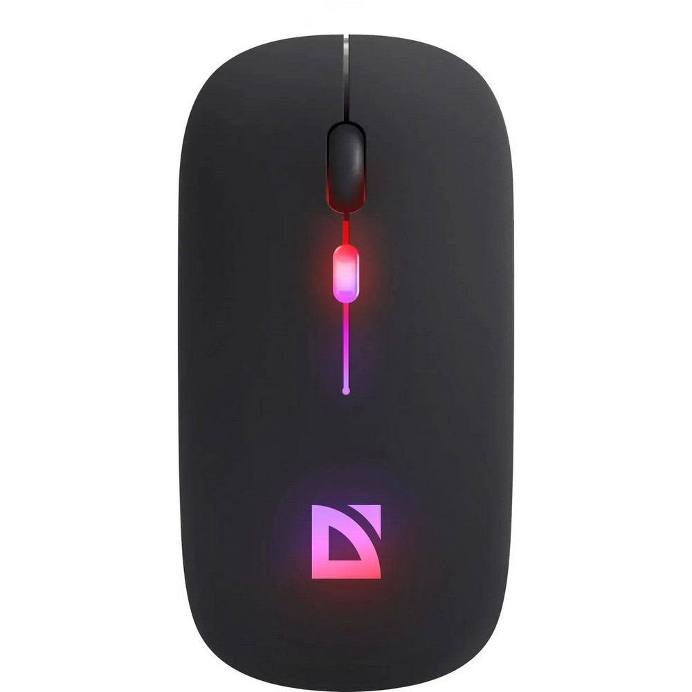 Мышь беспроводная DEFENDER Touch (Прикосновение) MM-997 черный (USB/BT, 1600dpi, 4but) (52997)