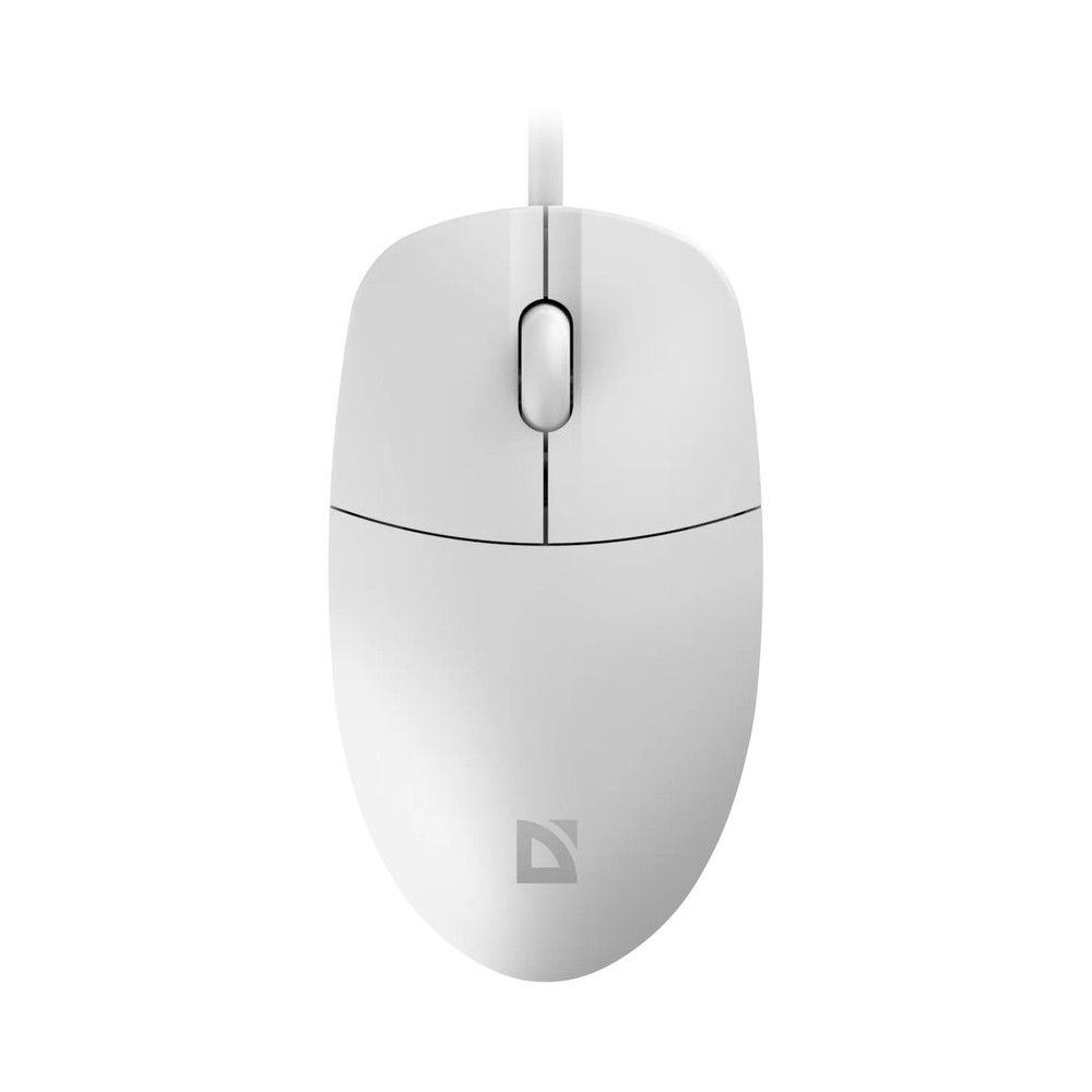Мышь проводная DEFENDER Azora (Азора) MB-241 белый (USB, 1200dpi, 3but) (52242)