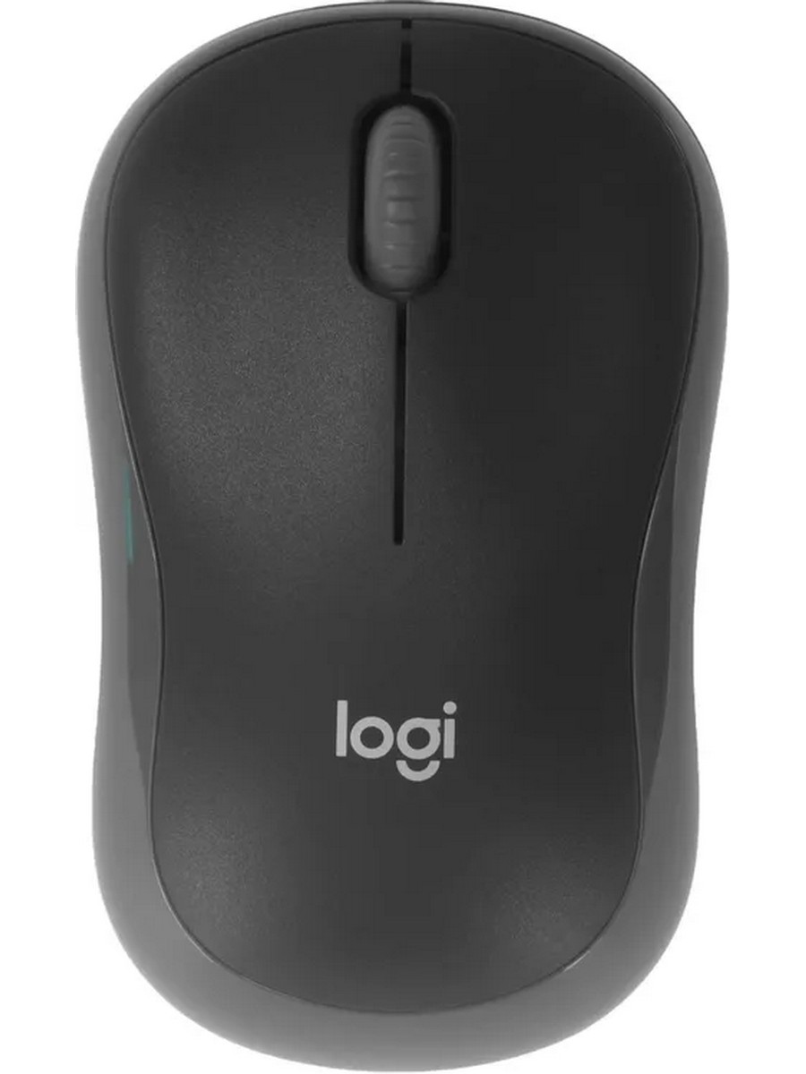 Мышь беспроводная LOGITECH M186 черный/серый (USB, 1000dpi, 2but) (910-004131)