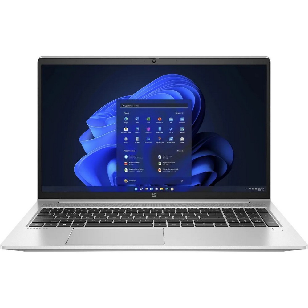 Ноутбук 15.6" IPS FHD HP ProBook 455 G8 серебристый (AMD Ryzen 5 5600U/16Gb/512Gb SSD/VGA int/FP/noOS) ((45N85ES_16G))