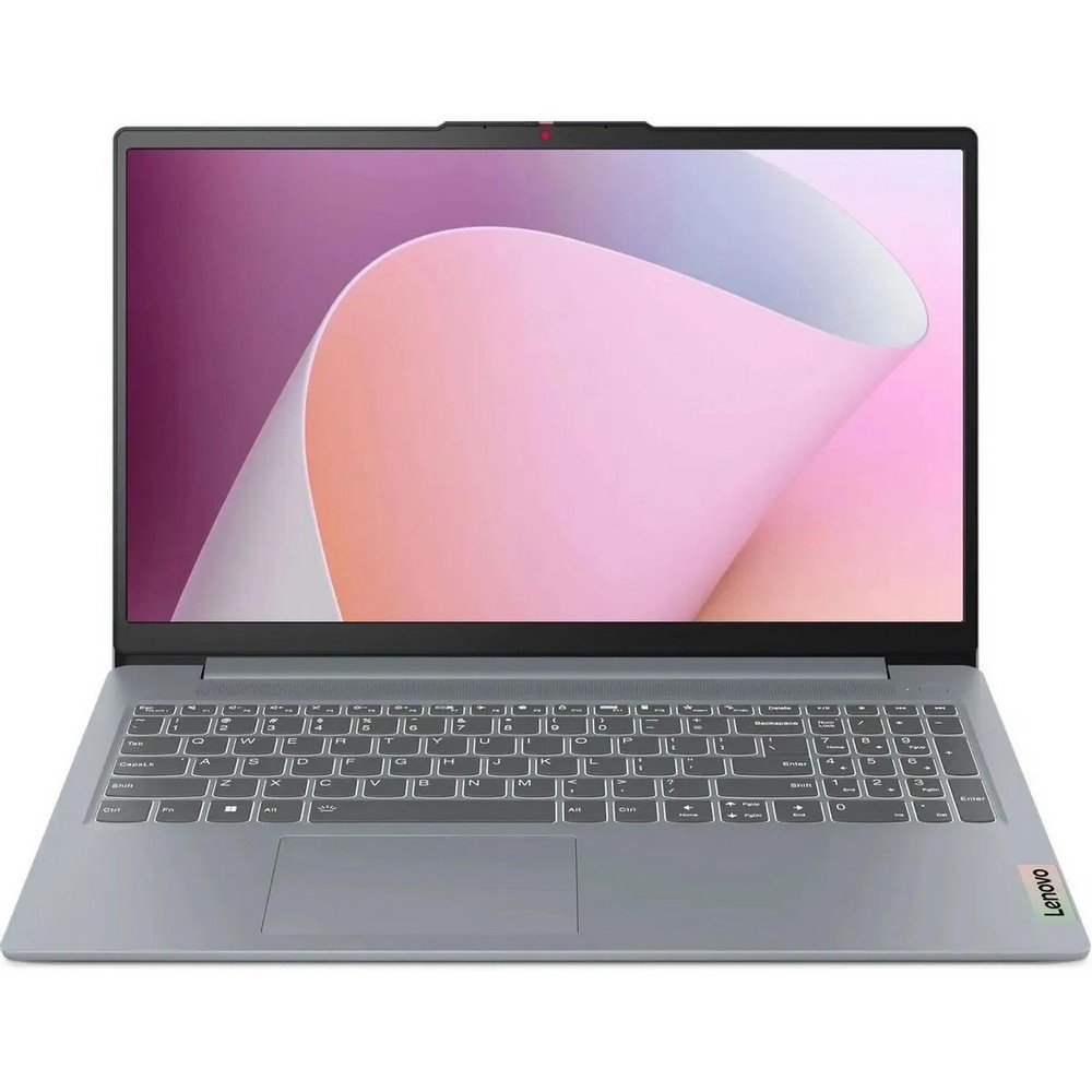Ноутбук 15.6" IPS FHD LENOVO IdeaPad Slim 3 15AMN8 серый (AMD Ryzen 3 7320U/8Gb/256Gb SSD/VGA int/noOS) ((82XQ00MAPS))