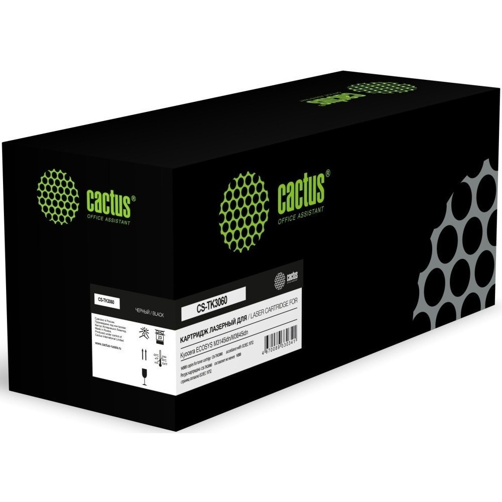 Картридж лазерный CACTUS CS-TK3060 черный ((14500стр.) для Kyocera ECOSYS M3145idn/M3645idn) (CS-TK3060)