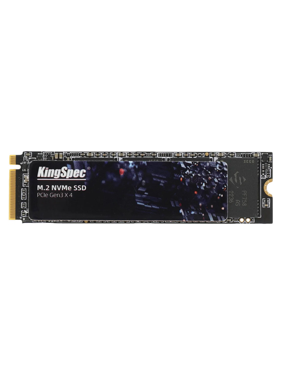Накопитель SSD KINGSPEC 512Gb NE-512 2280 (M.2 2280 PCI-E Gen3 x4 NVMe, R/W 2400/1700MB/s, 250TBW) (NE-512 2280)