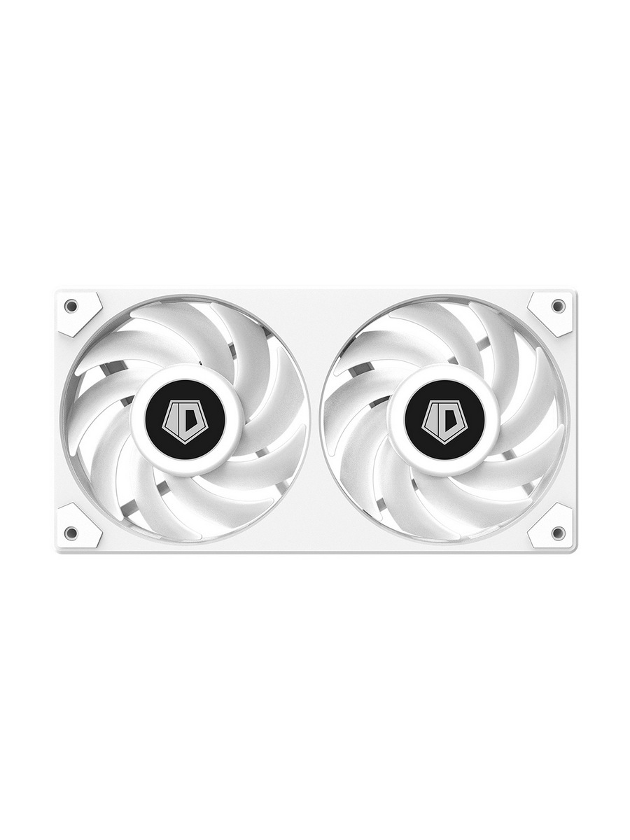 Вентилятор для корпуса ID-COOLING ICEFAN 240 ARGB SNOW белый (2 pcs, 120mm, PWM 2000rpm, 56.5 CFM, 31,5 dB, 4 pin/3 pin ARGB) (ICEFAN 240 ARGB SNOW)