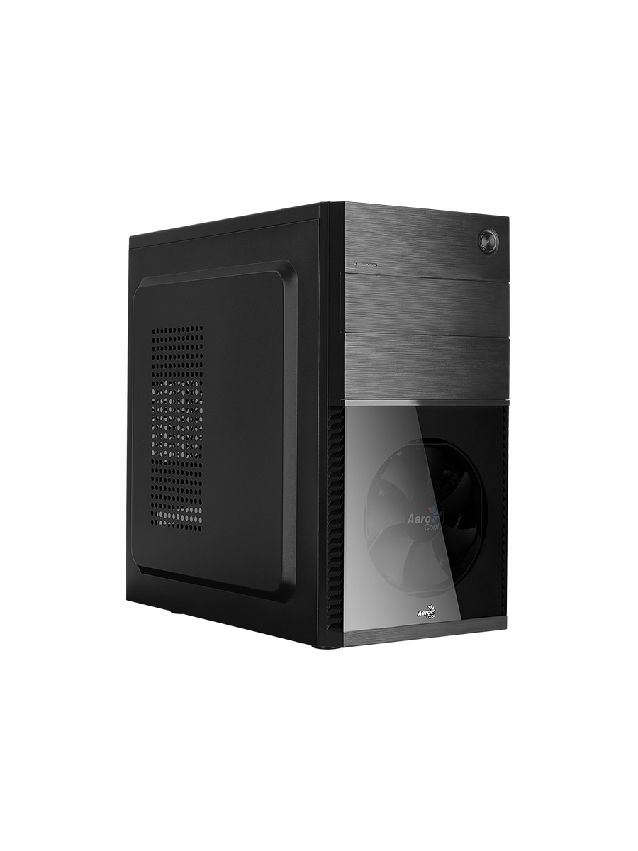 Корпус FORMULA (AEROCOOL) MiniTower CS-105 черный (mATX, без БП, USB2.0+USB3.0, 1x120mm) (CS-105 (F))