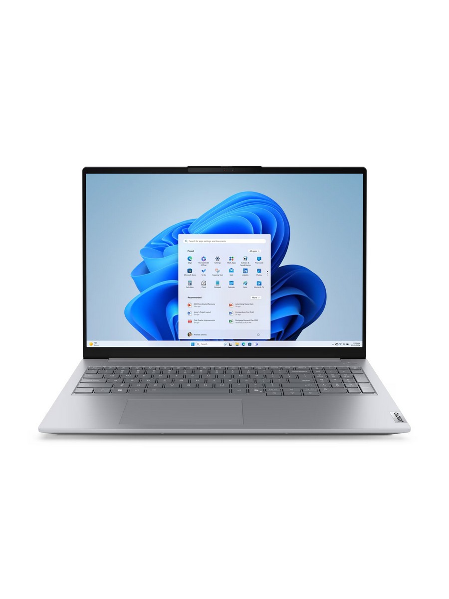 Ноутбук 16" IPS WUXGA LENOVO ThinkBook 16 G6 IRL серый (Core i3 1315U/16Gb/512Gb SSD/VGA int/FP/noOS) ((21KH00X8EV))
