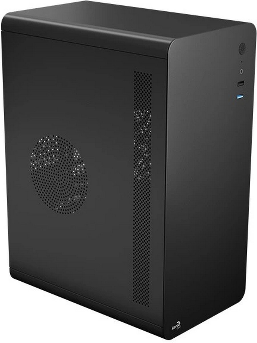 Корпус FORMULA (AEROCOOL) MiniTower CS-110-S-BK-V1 черный (mATX, без БП, USB2.0+USB3.0, 1x80mm) (CS-110-S-BK-V1 (F))