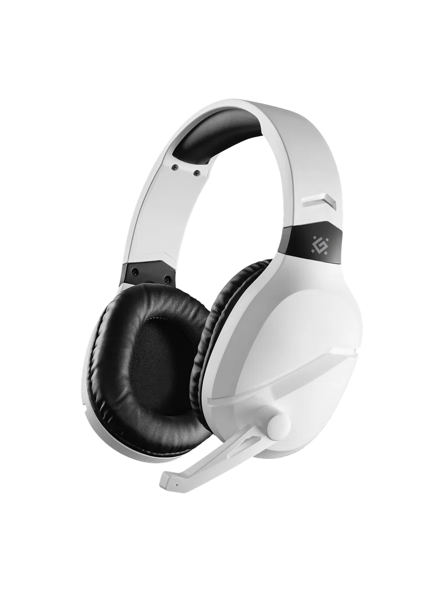 Гарнитура беспроводная DEFENDER Phantom PRO (Фантом Про) белый (микрофон, Bluetooth/2.4G, Jack 3.5mm, Type-C) (64580)