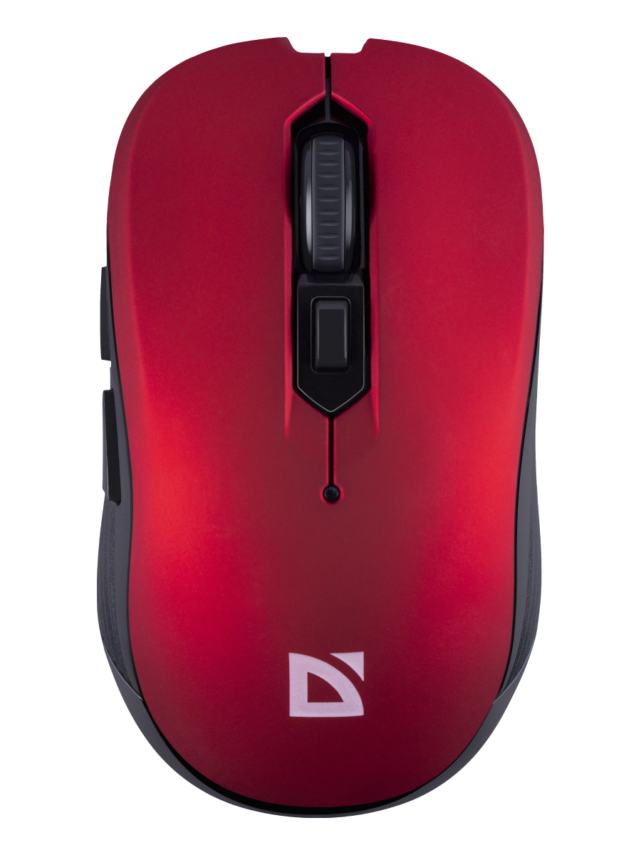 Мышь беспроводная DEFENDER Gassa (Гасса) MM-105 красный (USB, 1600dpi, 6but) (52103)