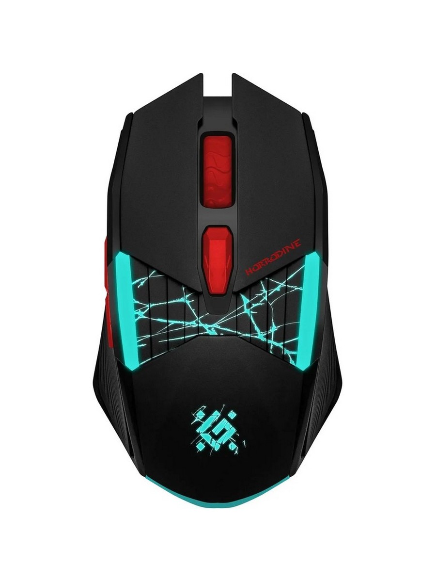 Мышь беспроводная DEFENDER Horrodine (Хорродин) GM-237 черный (USB, 3200dpi, 6but) (52237)