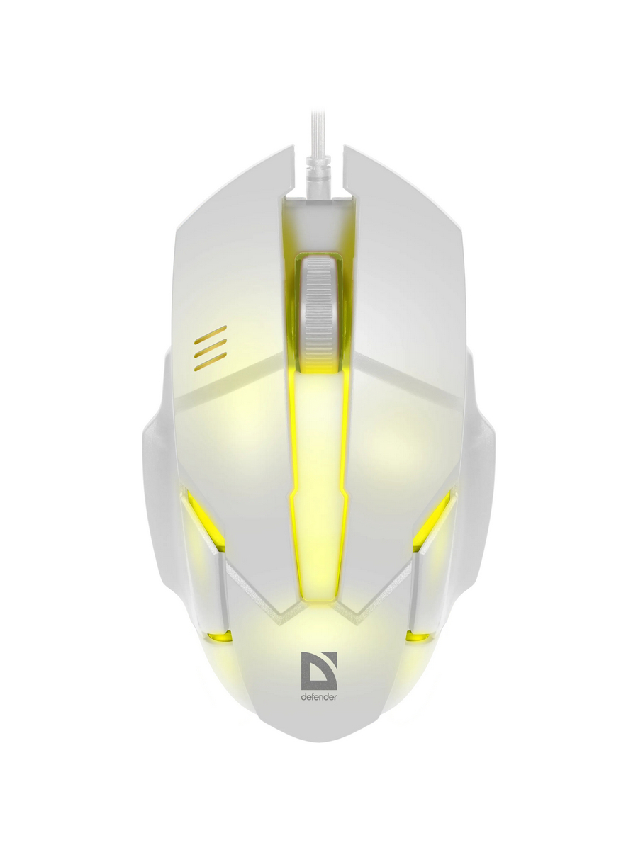 Мышь проводная DEFENDER Host (Хост) MB-982 белый (USB, 1000dpi, 3but) (52983)