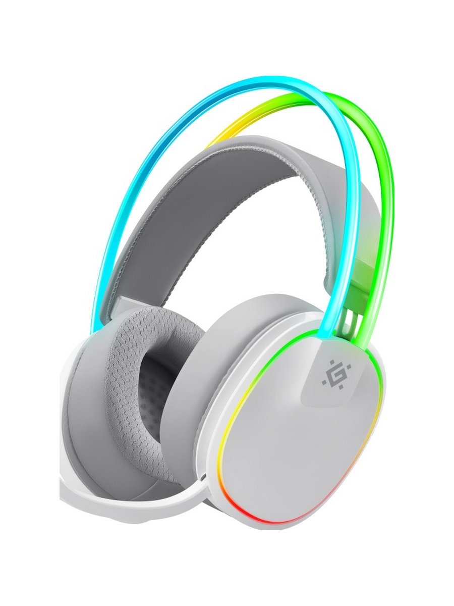 Гарнитура беспроводная DEFENDER Tsunami (Цунами) белый (микрофон, Bluetooth/2.4G, Type-C) (64695)