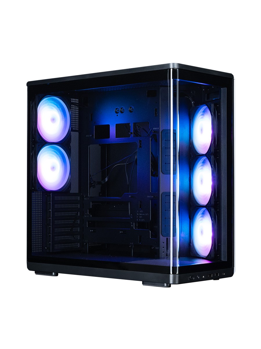 Корпус ZALMAN MidTower P60 черный (ATX, без БП, 2xUSB 3.0+USB3.1, 5x120mm ARGB) (Zalman P60 Black)