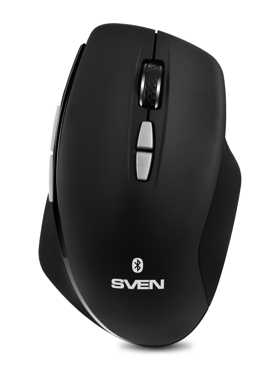 Мышь беспроводная SVEN RX-590SW черный (USB/BT, 1600dpi, 7but) (SV-018375)