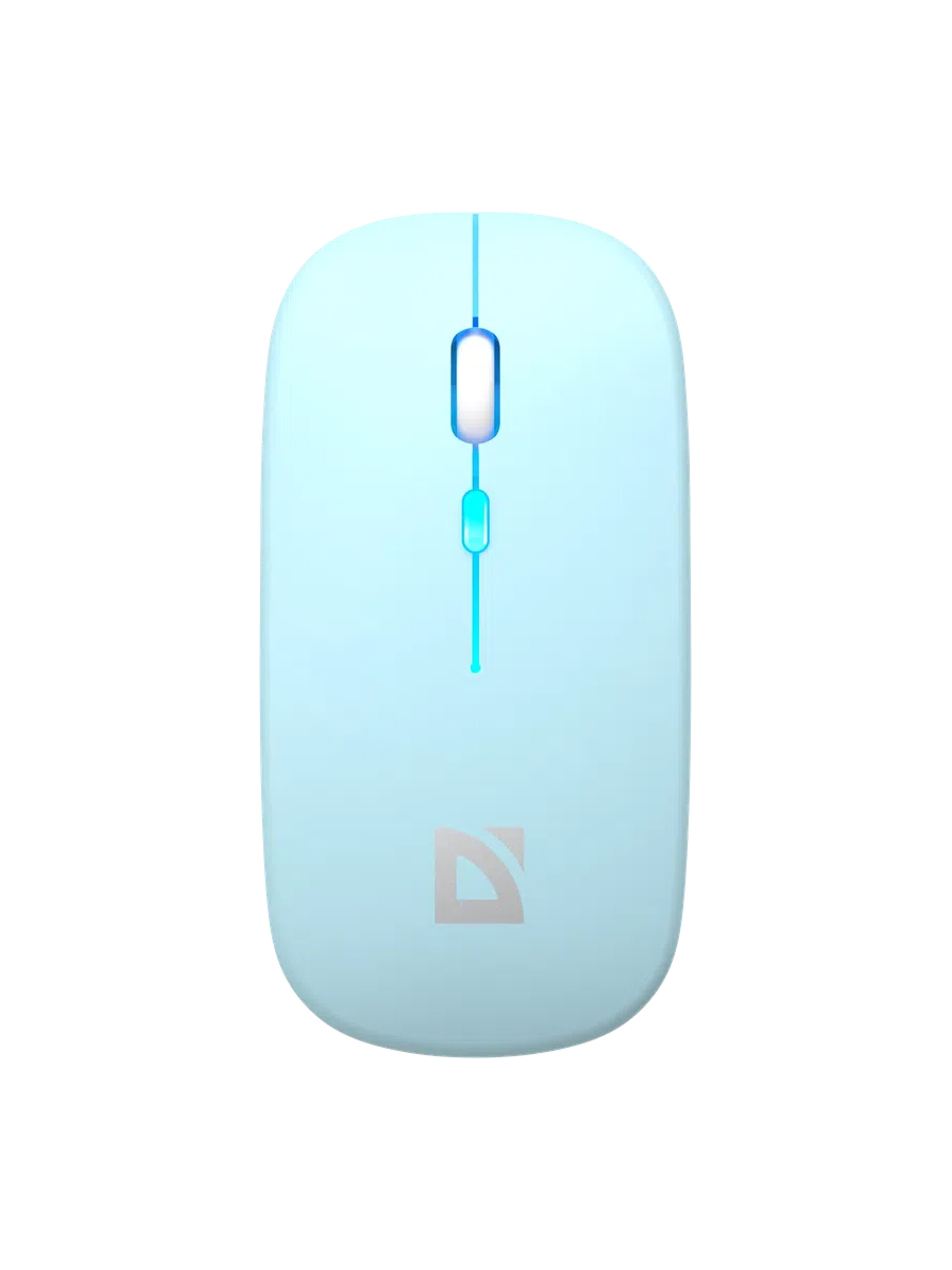 Мышь беспроводная DEFENDER Coda (Кода) MB-261 синий (USB/BT, 1600dpi, 4but) (52263)