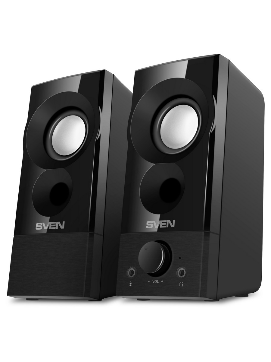 Акустическая система 2.0 SVEN 357 черный (6Вт, питание от USB) (SV-018191)