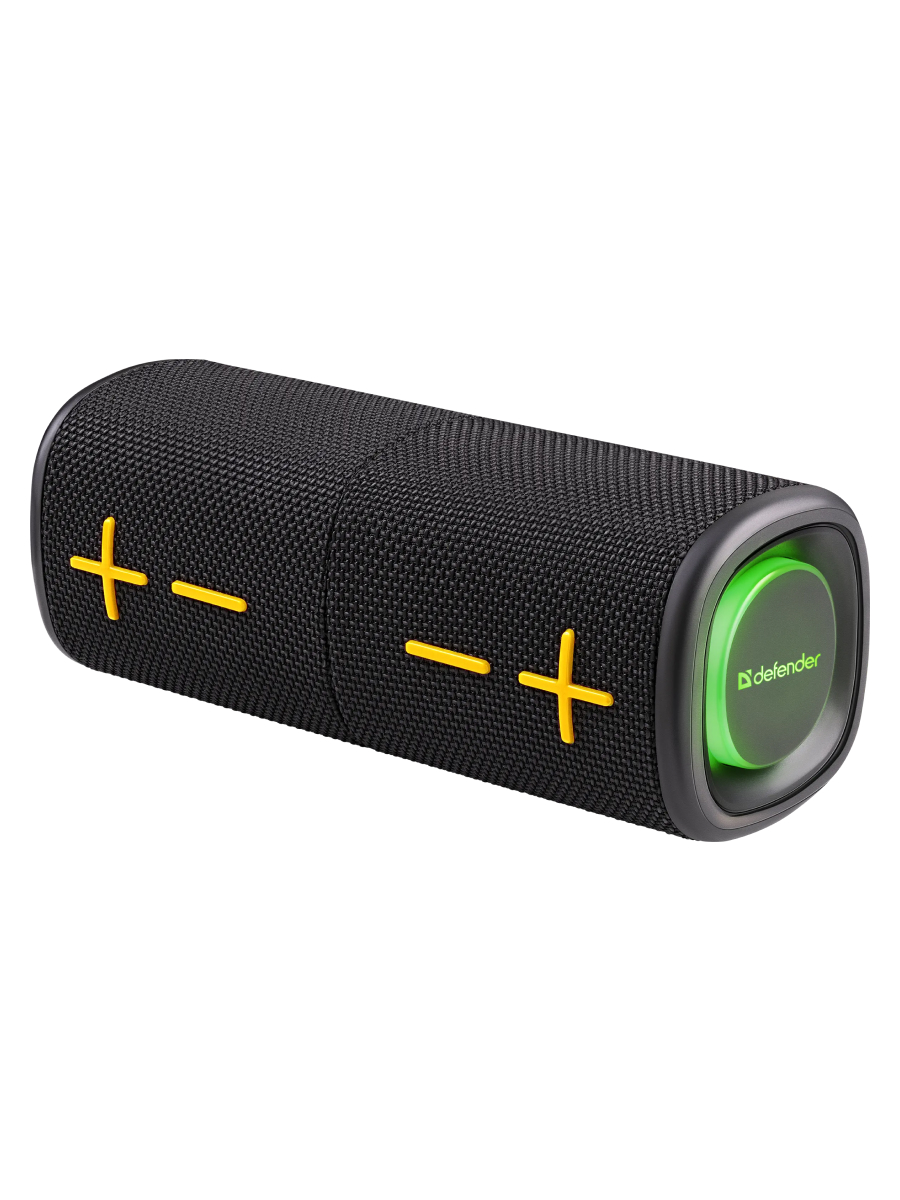 Колонка портативная DEFENDER Union (Союз) черный (20Вт, Bluetooth, питание от USB/аккумулятора) (65139)