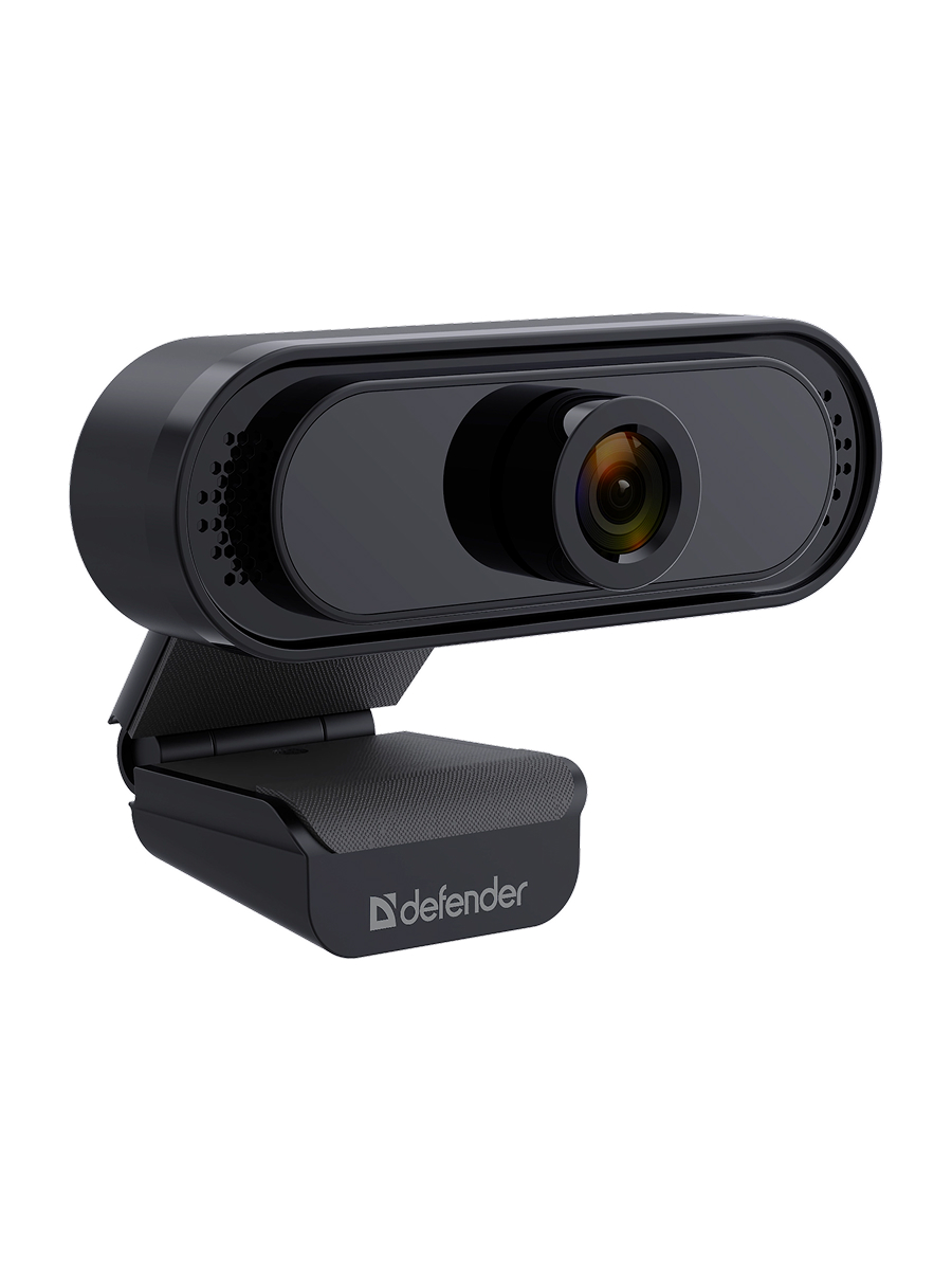 Камера-Web DEFENDER G-lens 2581 FullHD черный (2MP, 1920х1080, USB 2.0, микрофон) (63181)