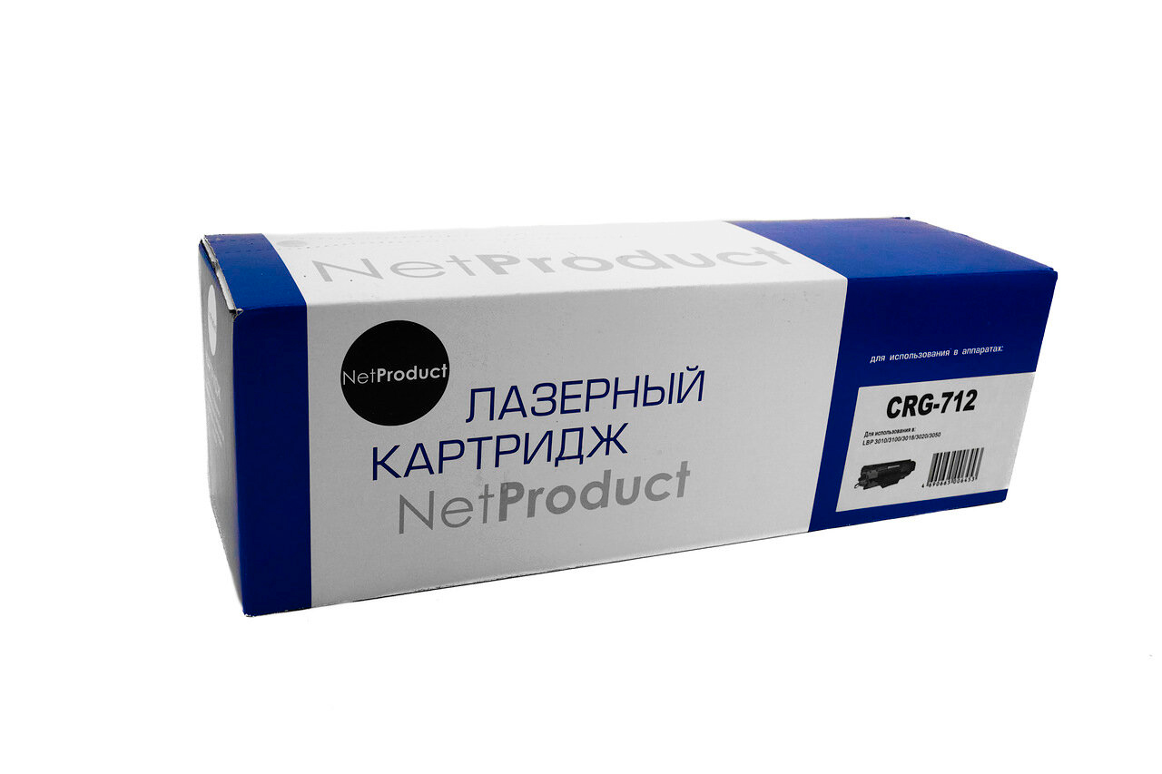 Картридж NetProduct (N-№712) для Canon LBP-3010/3100, 1,5K