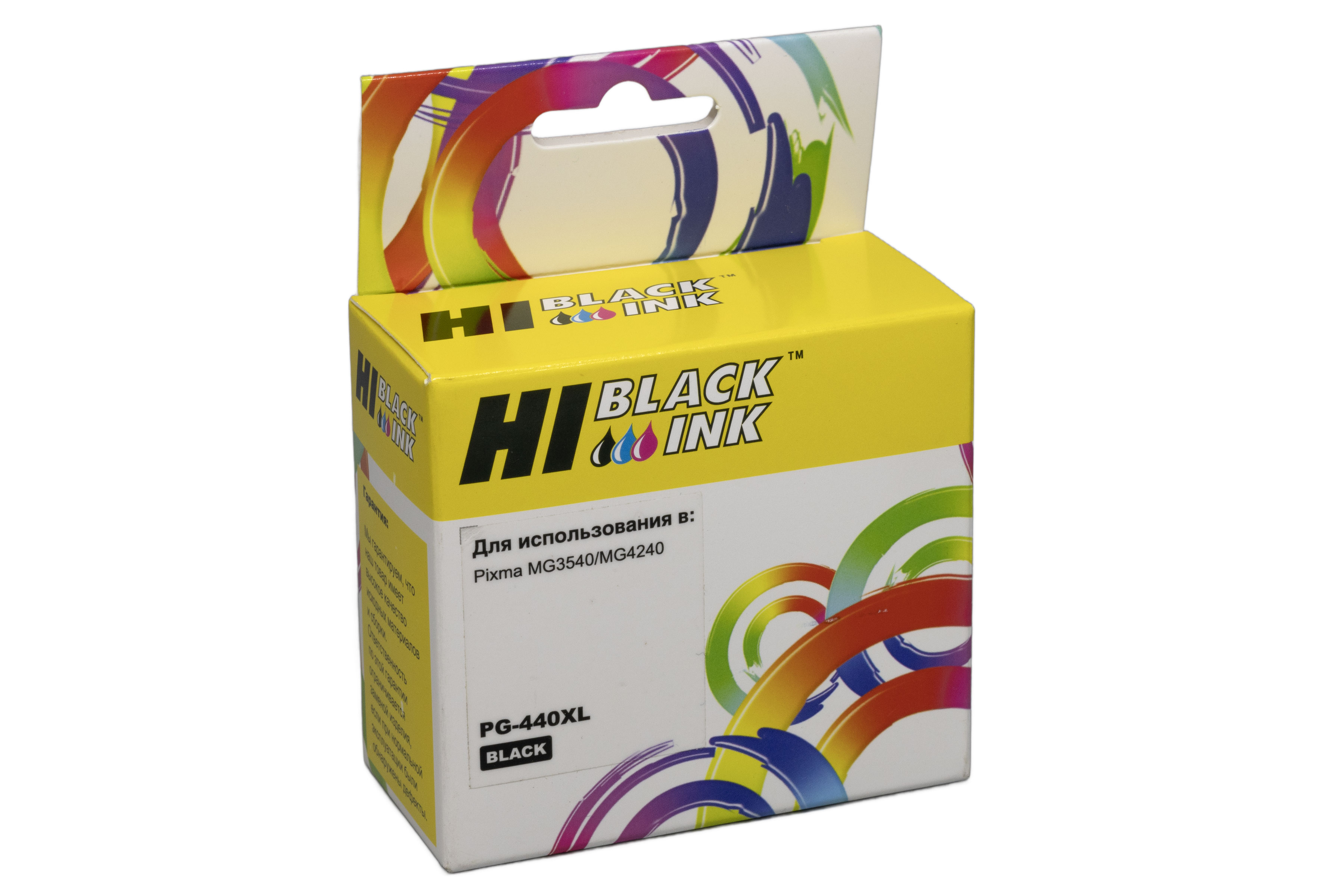 Картридж Hi-Black (HB-PG-440XL-Bk) для Canon PIXMA MG2140/3140, Bk