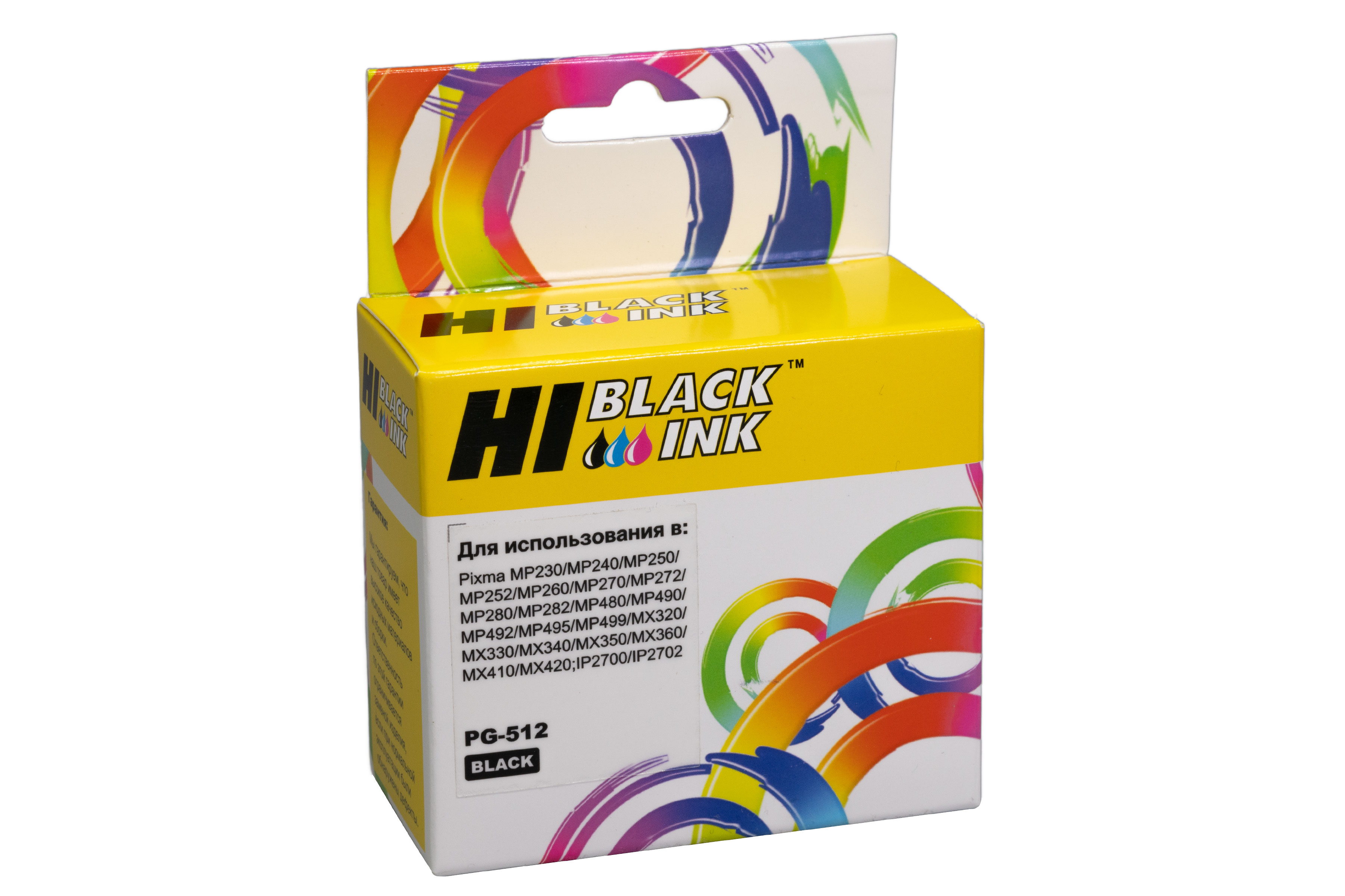Картридж Hi-Black (HB-PG-512/PG-510) для Canon PIXMA MP240/260/480, Bk