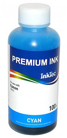 Чернила InkTec (E0010) для Epson R270 (T0822), C, 0,1 л. (ориг.фасовка)