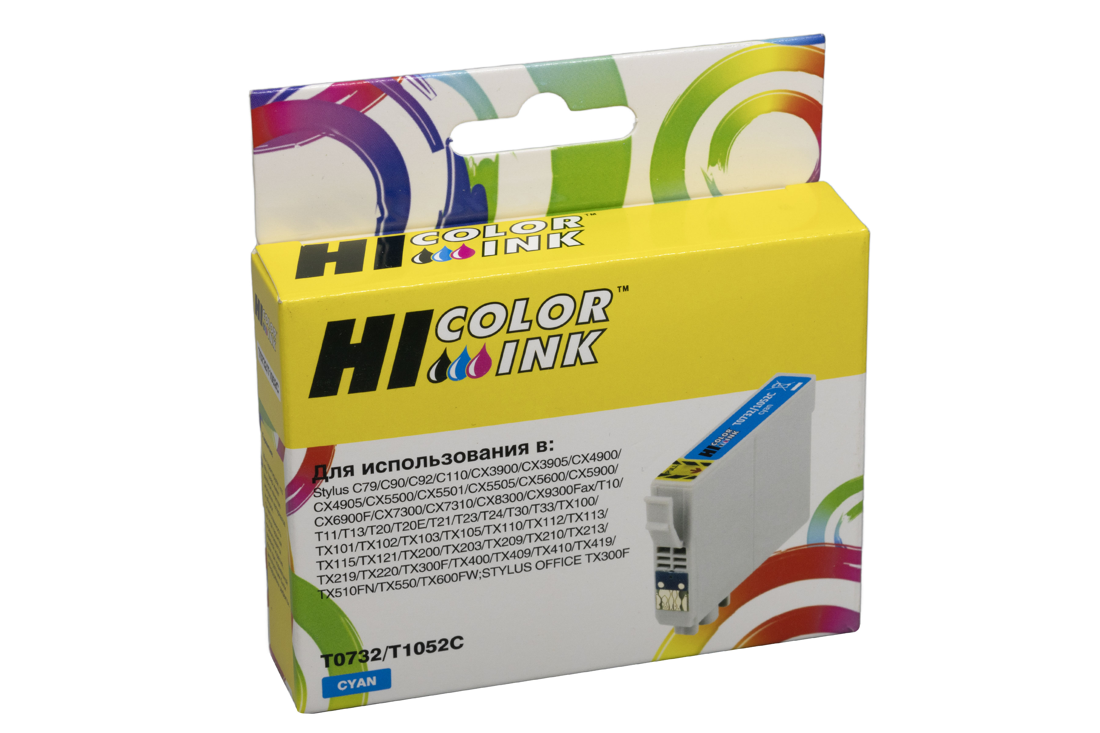 Картридж Hi-Black (HB-T0732) для Epson Stylus C79/C110/T40W/TX200/400/TX600FW, C